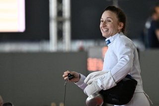 Aurore Favre a décroché son ticket pour le tableau final aux Mondiaux KEYSTONE/EPA ANSA/LUCA ZENNARO